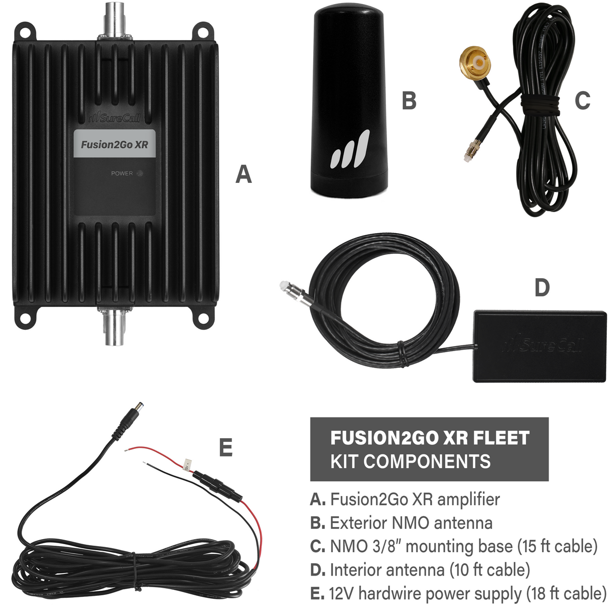 Fusion2Go XR Fleet Vehicle Cell Phone Signal Booster