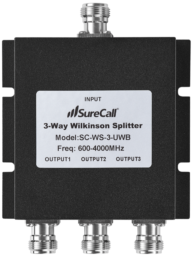 UWB Splitter with N-Female Connectors 600-4000 MHz