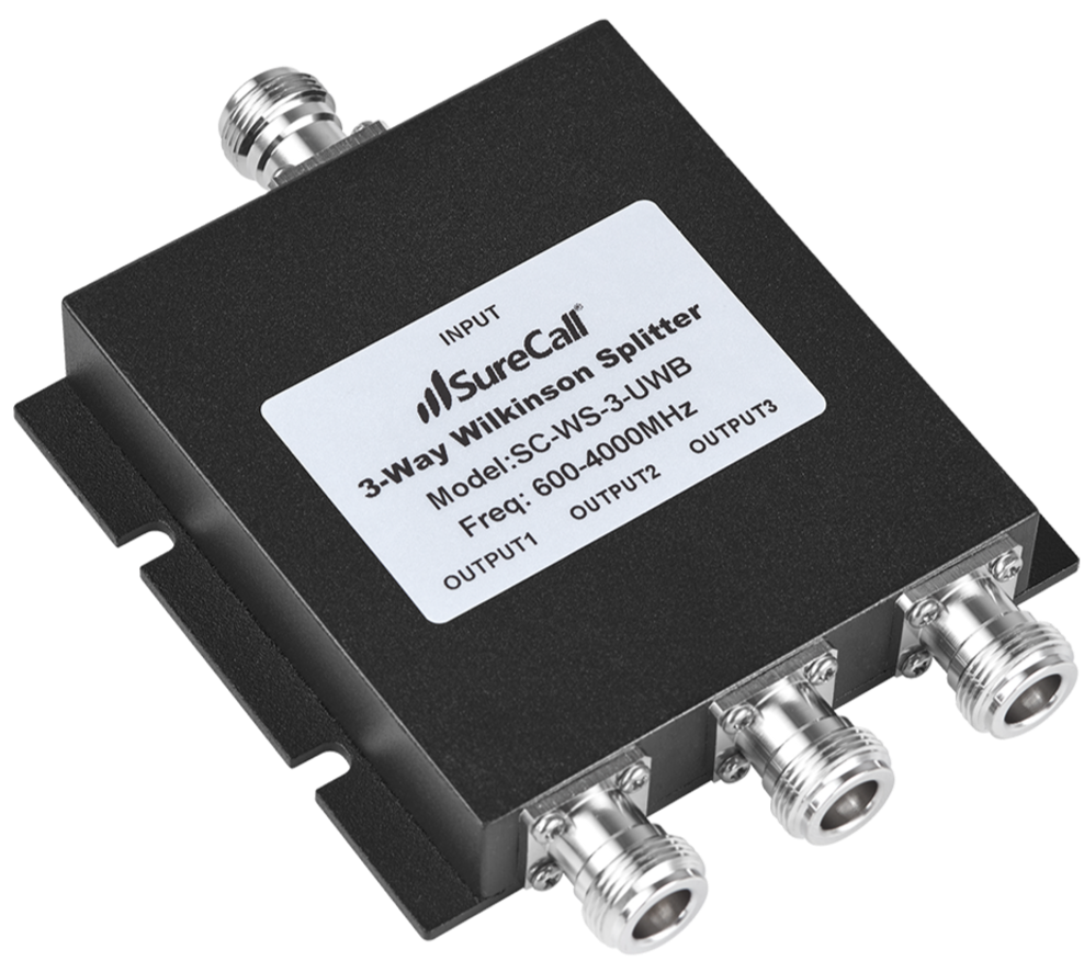 UWB Splitter with N-Female Connectors 600-4000 MHz