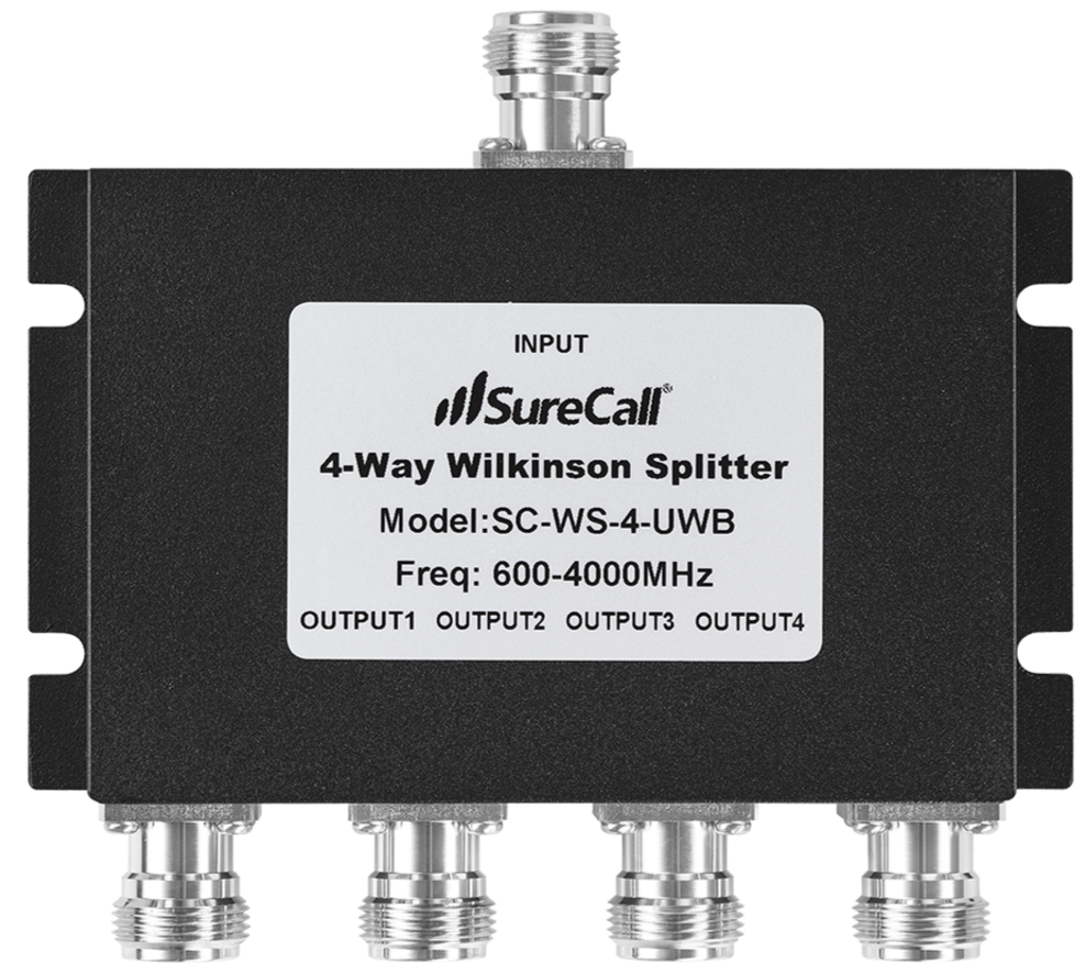 UWB Splitter with N-Female Connectors 600-4000 MHz