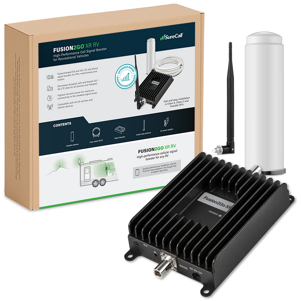 Fusion2Go XR RV Cell Phone Signal Booster