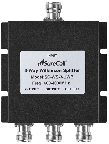 UWB Splitter with N-Female Connectors 600-4000 MHz