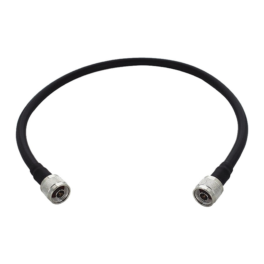 SC-400 Ultra Low Loss Coax Cable with N-Male connectors - Black