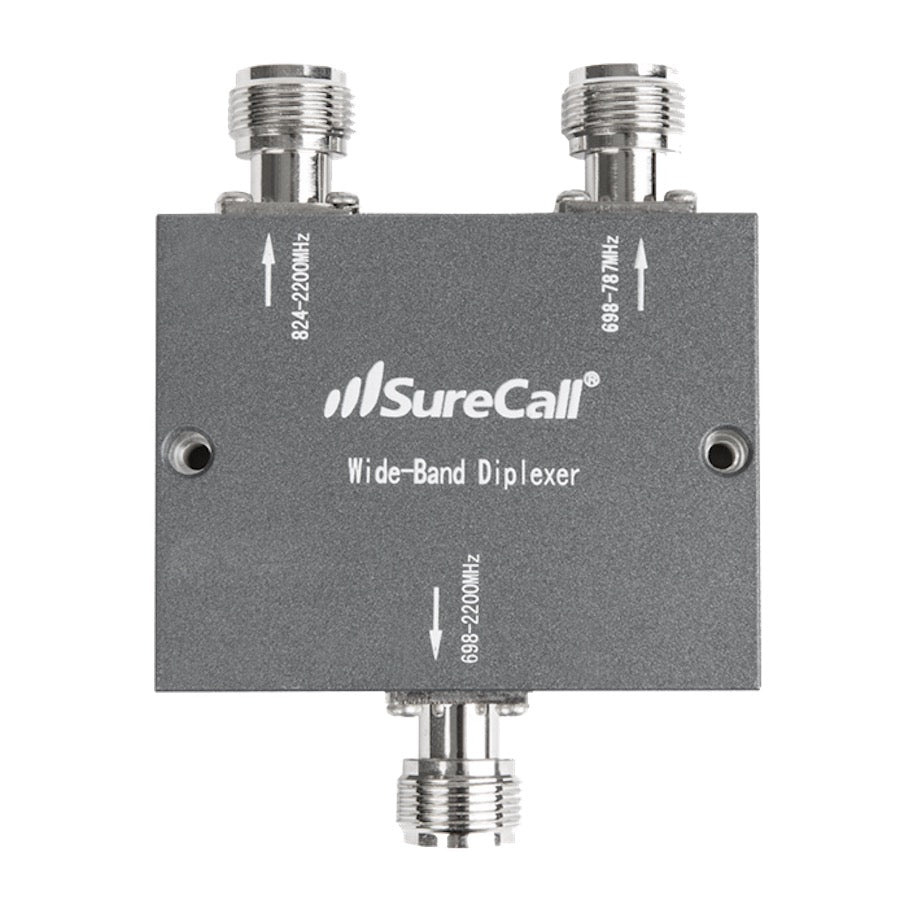 Diplexer Rack SureCall Wideband Diplexer 698-2200 MHz – SureCall Signal Booster
