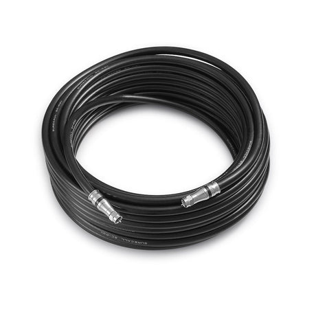 RG-11 Low Loss Coax Cable with F-Male Connectors - Black